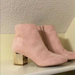 Pink and Gold Aldo Booties